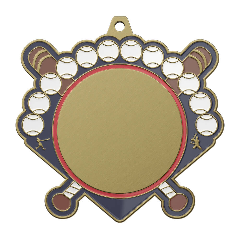 Baseball Championship Medal antique gold