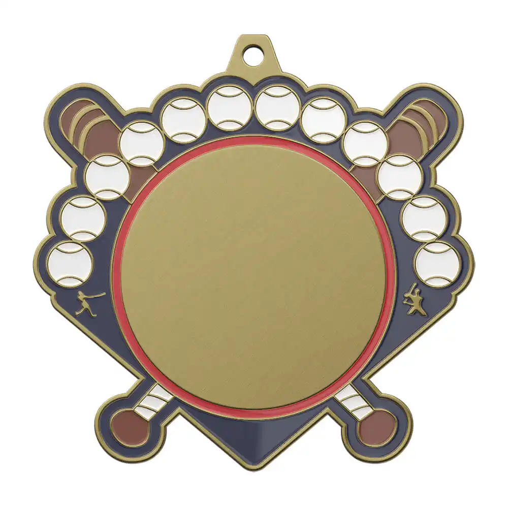 Baseball Championship Medal antique gold