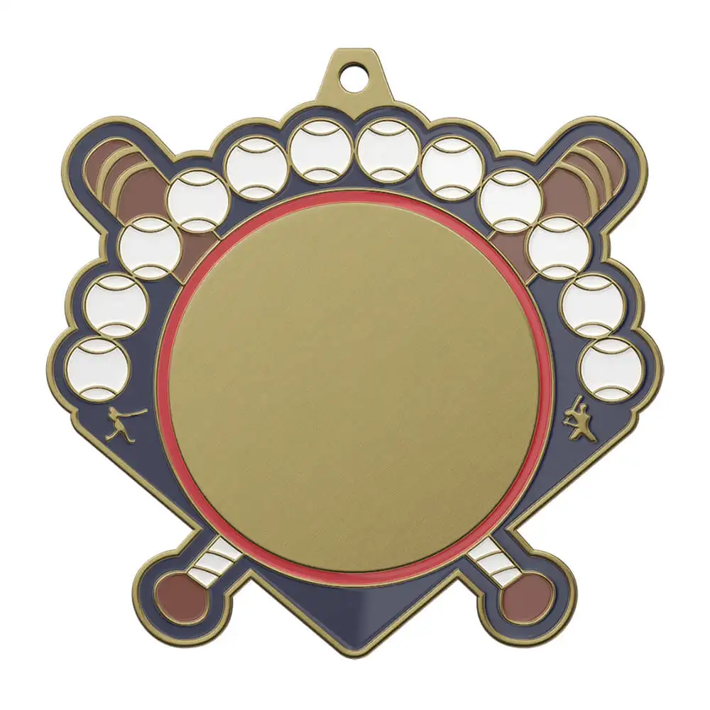 Baseball Championship Medal antique gold