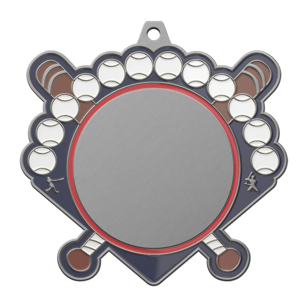 Baseball Championship Medal antique silver