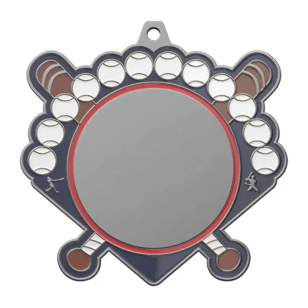 Baseball Championship Medal antique silver