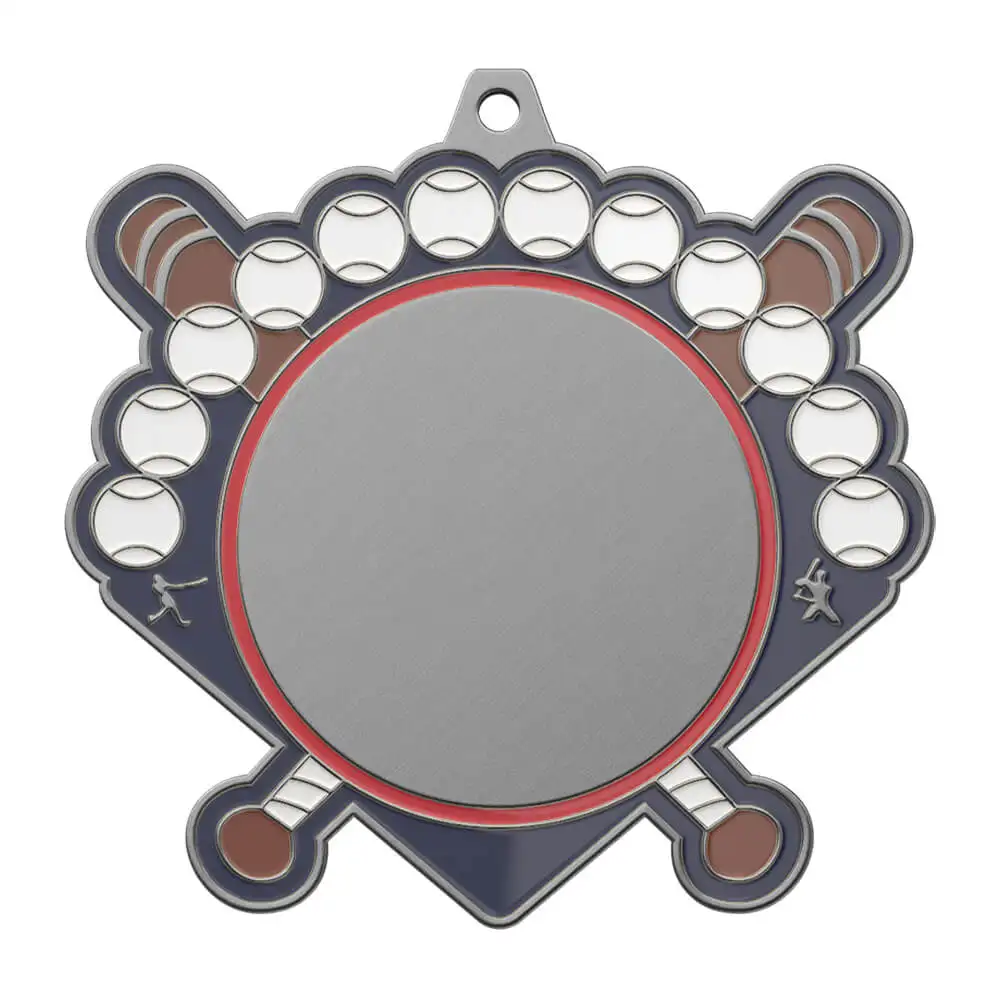 Baseball Championship Medal antique silver