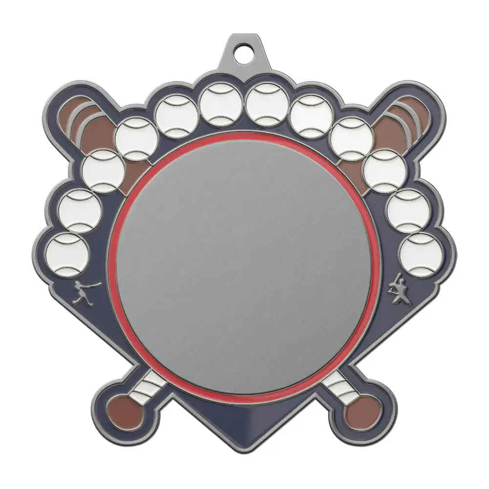 Baseball Championship Medal antique silver