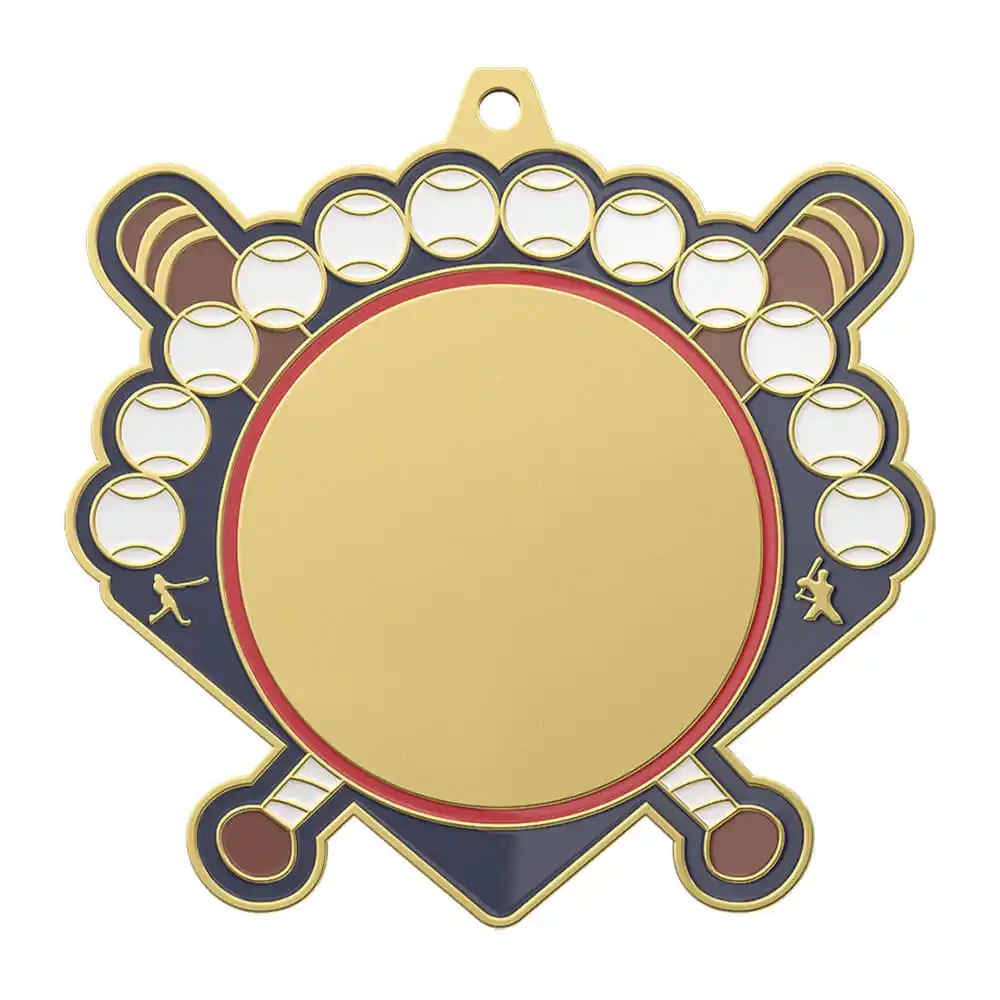 Baseball Championship Medal shiny gold