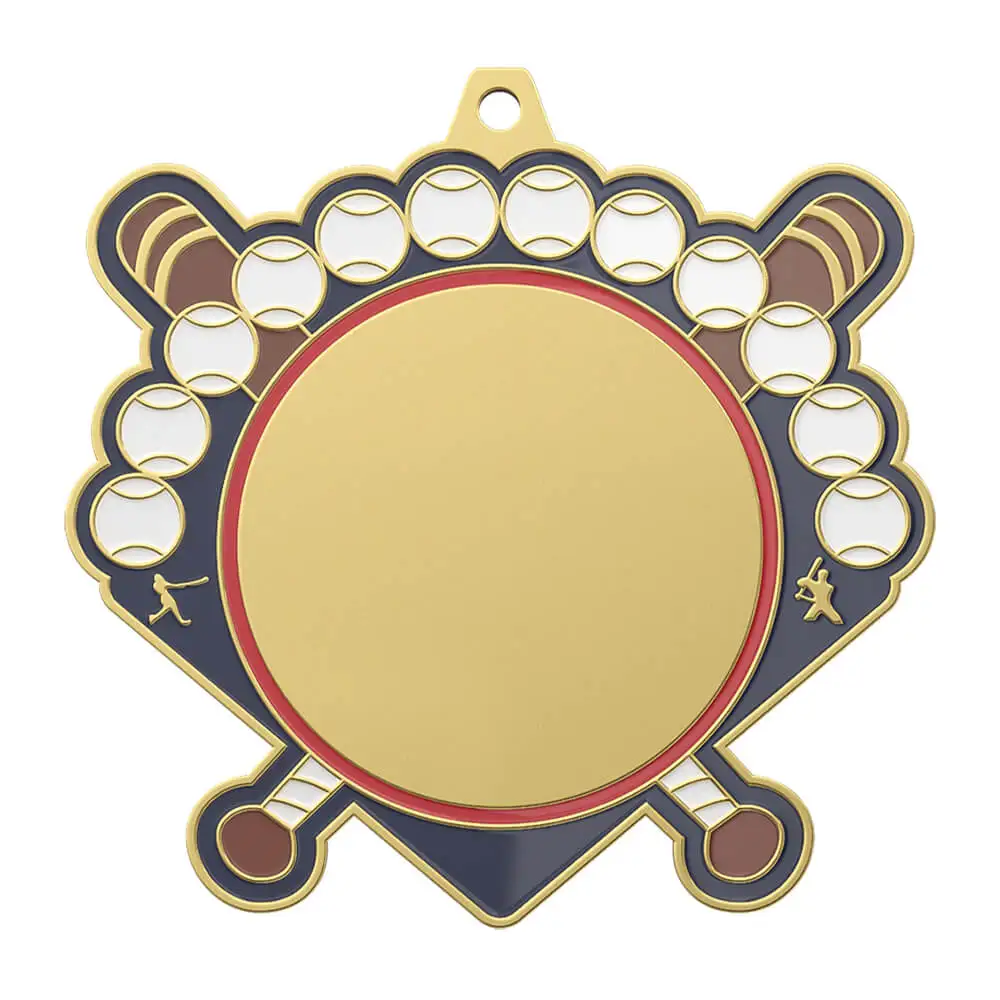 Baseball Championship Medal shiny gold