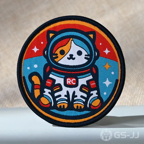Space Cat Astronaut Woven Patches Space Cat Astronaut Woven Patches