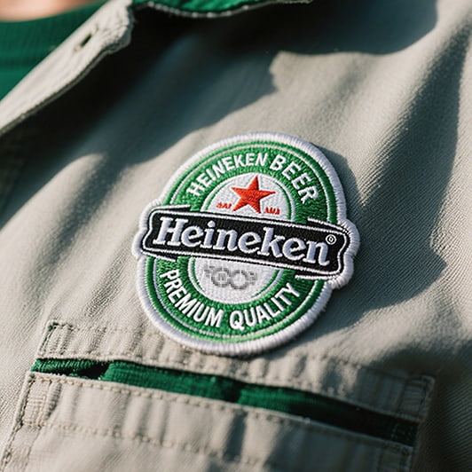Custom Patches for Heineken