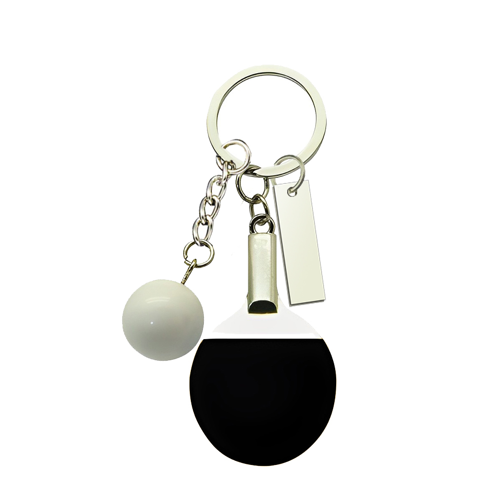 Table Tennis Keychain Black