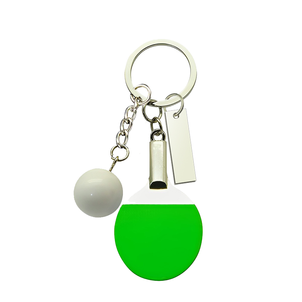Table Tennis Keychain Green