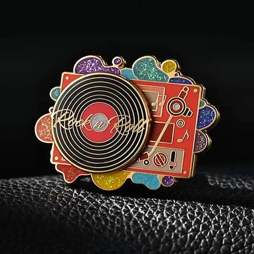 Custom Turnable Music Pins