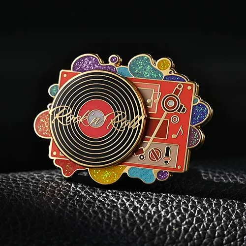 Custom Turnable Music Pins
