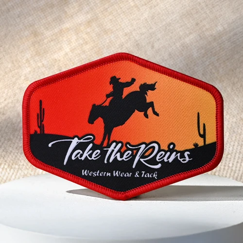 Custom Western Spirit: Ride the Wind Printed Patch