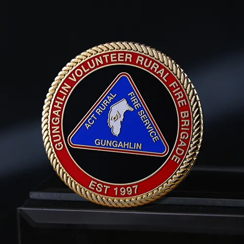 Gungahlin Volunteer Rural Fire Brigade Custom Challenge Coins