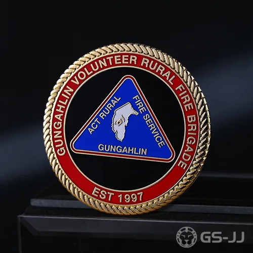 Gungahlin Volunteer Rural Fire Brigade Custom Challenge Coins Gungahlin Volunteer Rural Fire Brigade Custom Challenge Coins