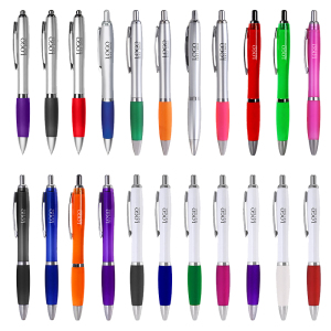 Silver Retractable Basset II Pen