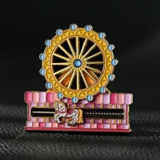 Sweet Ferris Wheel and Carousel Custom Pins
