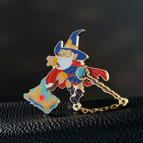 Custom Magnetic Light‑Control Enamel Pins