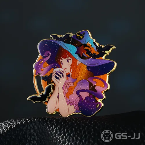 Custom Twilight Witch Printed Pin Custom Twilight Witch Printed Pin