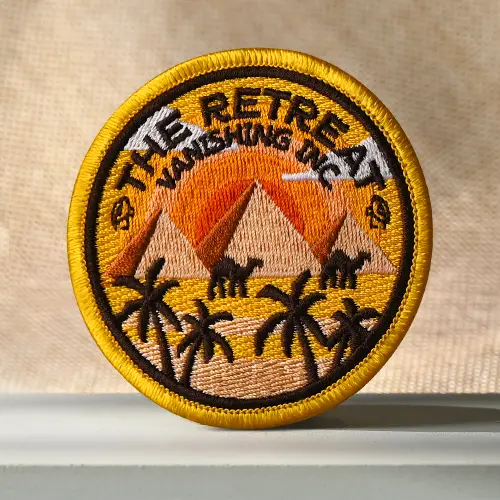 Custom Desert Retreat Embroidered Patches Custom Desert Retreat Embroidered Patches