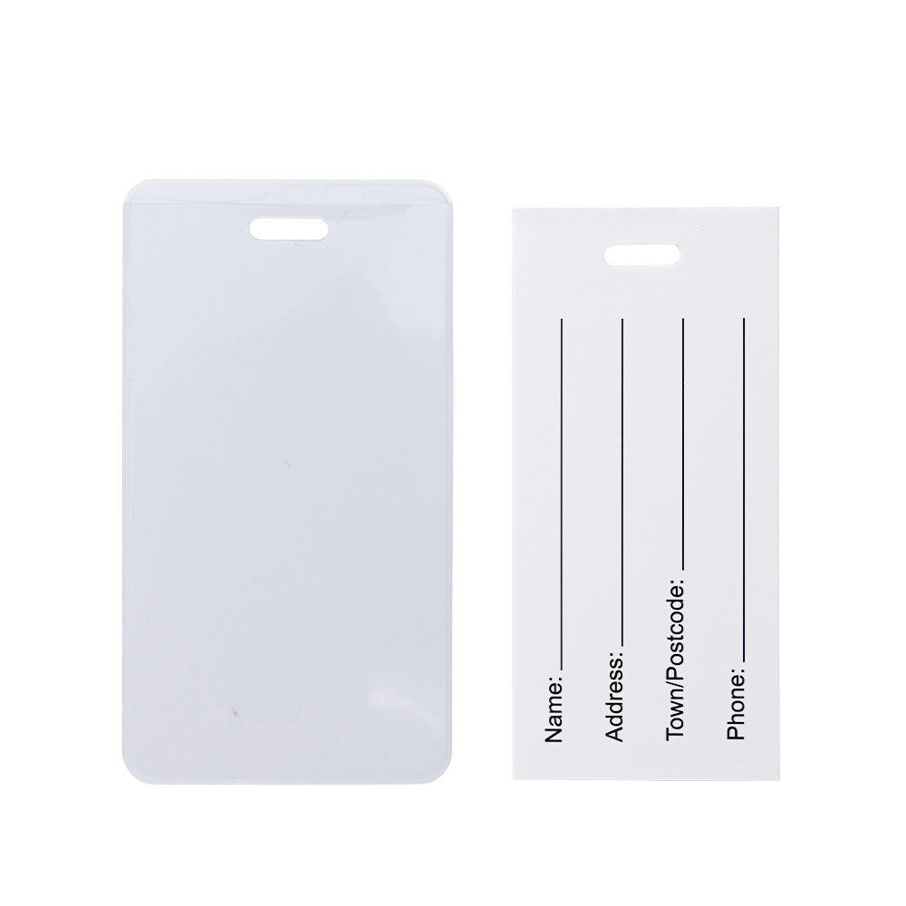 Full Color Plastic Luggage Tag