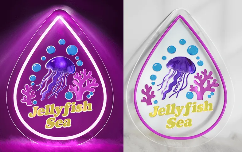 Custom Recessed Engraved Neon Sign