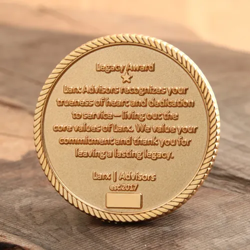 13. Legacy Award Challenge Coins 13. Legacy Award Challenge Coins