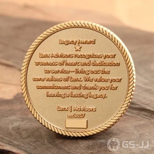 13. Legacy Award Challenge Coins 13. Legacy Award Challenge Coins