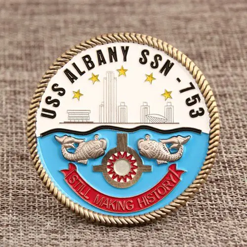 11. USS Navy Coin