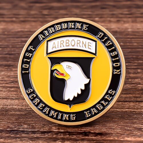 26. Airborne Custom Challenge Coin