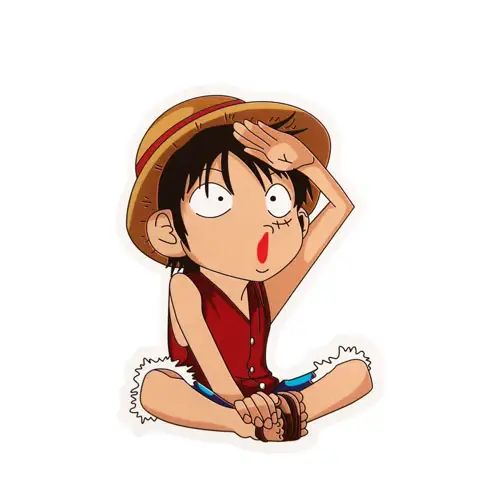 10. Luffy Die Cut Stickers 10. Luffy Die Cut Stickers