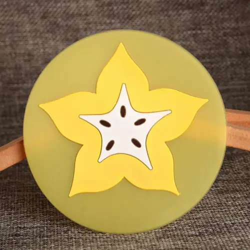 3. Carambola Slice PVC Coaster 3. Carambola Slice PVC Coaster