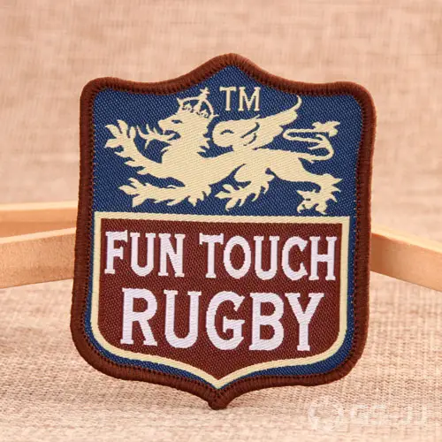 8. Fun Touch Rugby Woven Patches 8. Fun Touch Rugby Woven Patches