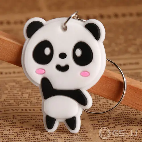 1. Cute Panda PVC Keychain 1. Cute Panda PVC Keychain