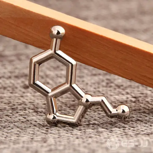 15. Custom Chemical Structure Pin 15. Custom Chemical Structure Pin
