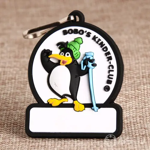 3. 3D Penguin PVC Zipper Pull 3. 3D Penguin PVC Zipper Pull