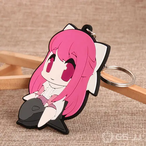 20. Pink Girl PVC Keychain 20. Pink Girl PVC Keychain