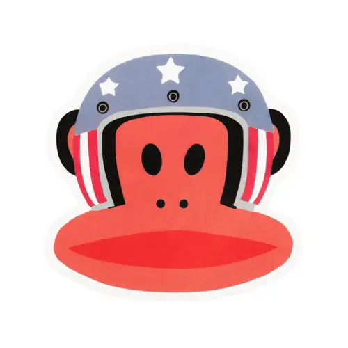 11. Paul Frank Clear Stickers