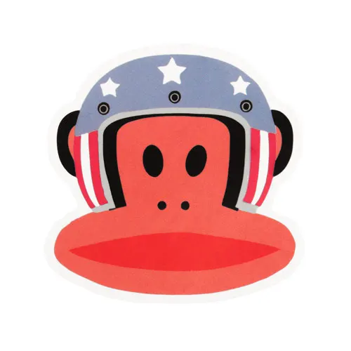 11. Paul Frank Clear Stickers