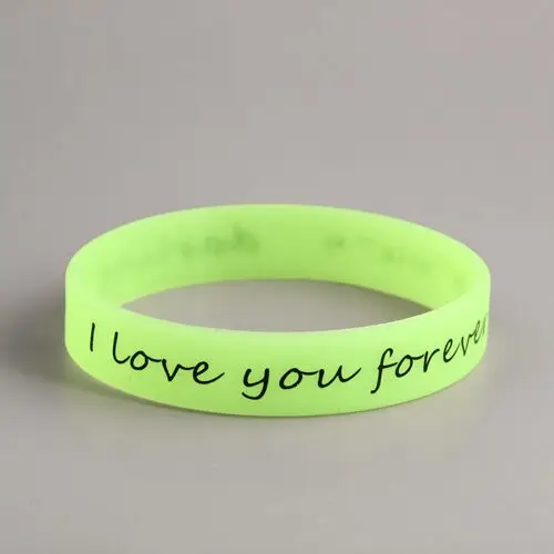7.WB-SL-PR  I Love You Forever Awesome Wristbands