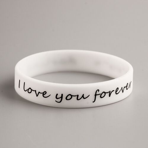 7.WB-SL-PR  I Love You Forever Awesome Wristbands