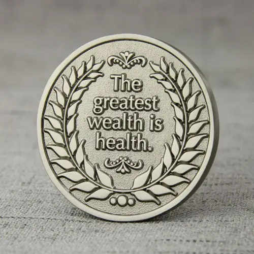 3. Health Custom Challenge Coins