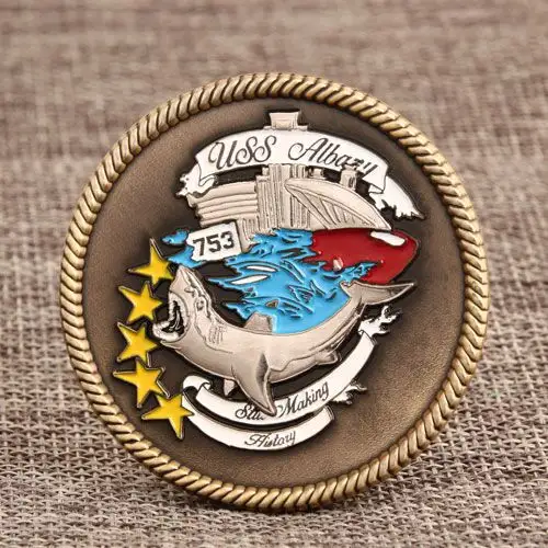 11. USS Navy Coin