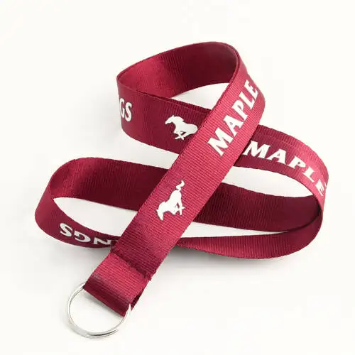 19. Maple Heights Mustangs Red Lanyards 19. Maple Heights Mustangs Red Lanyards