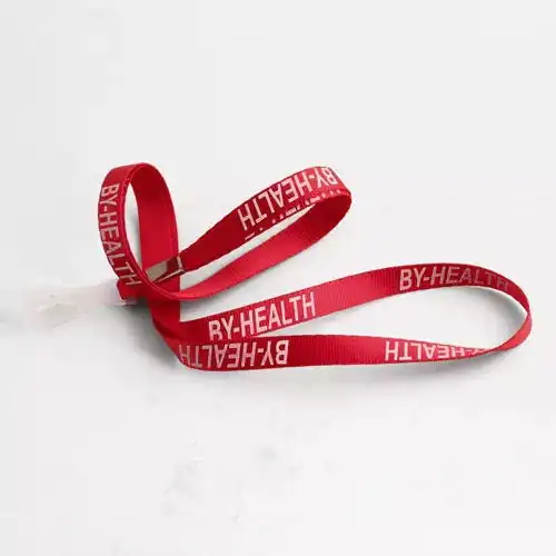 15. Red BY-HEALTH Lanyards Cheap