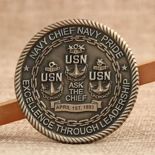 21. Custom Navy Coin