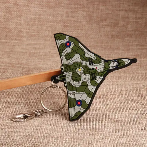 18. Aircraft PVC Keychain
