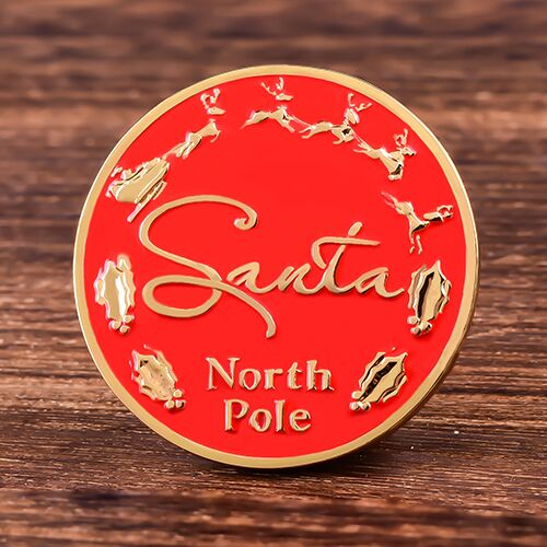 25. Santa Personalized Coin