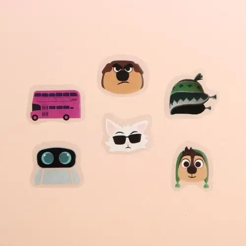 20. Cartoon Kiss Cut Stickers 