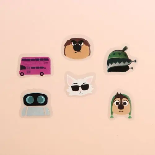 20. Cartoon Kiss Cut Stickers 