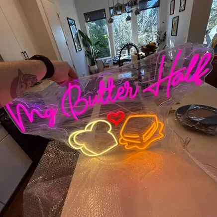 My Butter Half LED Neon Signs